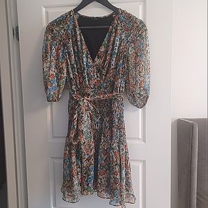 TED BAKER LONDON floral dress (size 0-XS)
